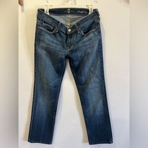 7 for all Mankind, size 29, straight leg jeans